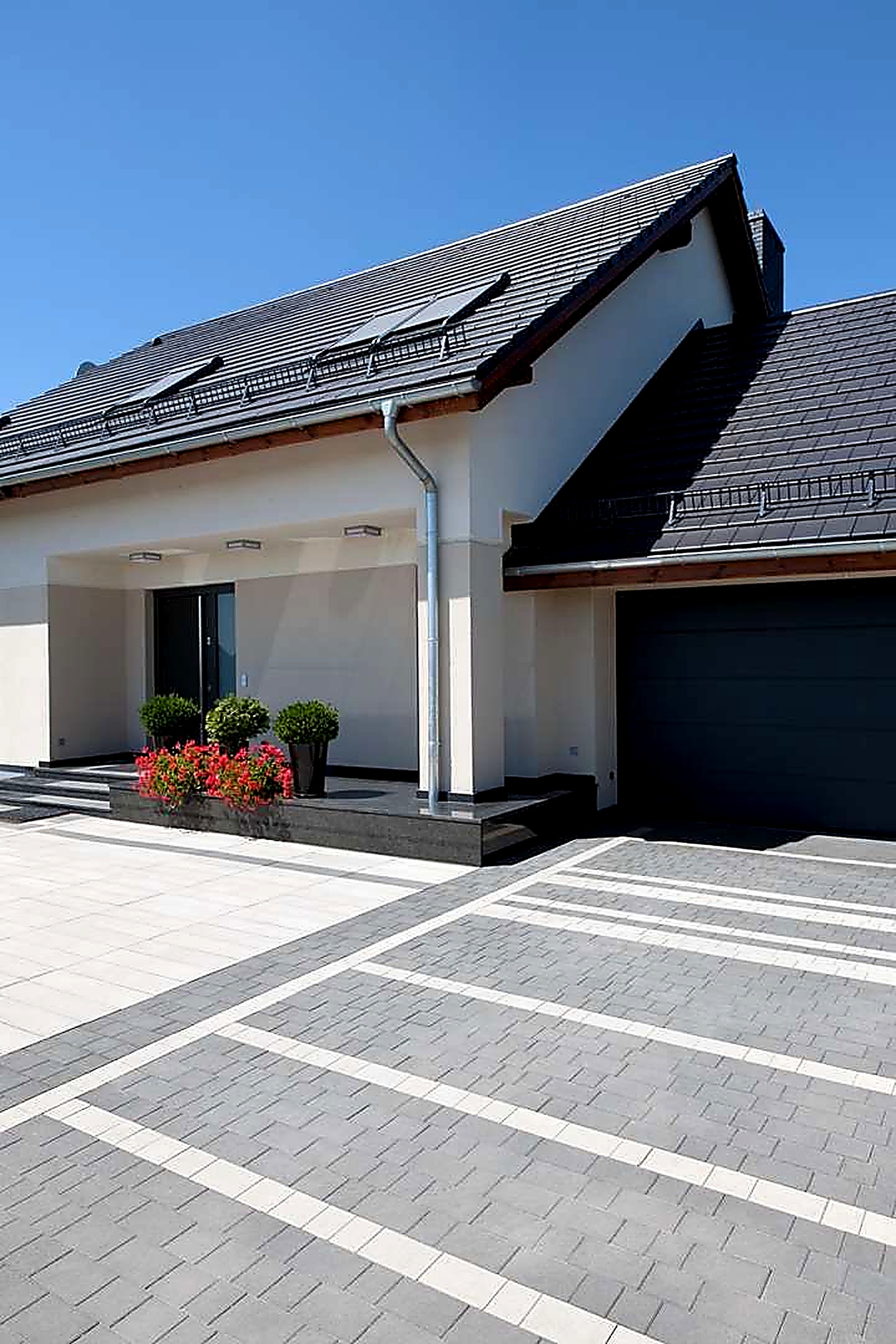 Terrassenanlage mit Pflasterung